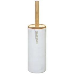 Escova wc LEA branco efeito mármore