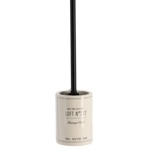 Escova wc LOFT branca em dolomite