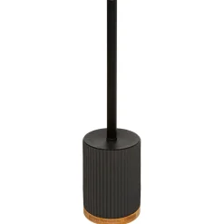 Escova wc NATUREO preto com base em bambu