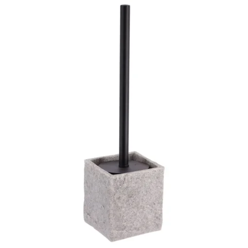 Escova wc poliresina cinzento