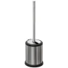 Escova wc prateada em inox