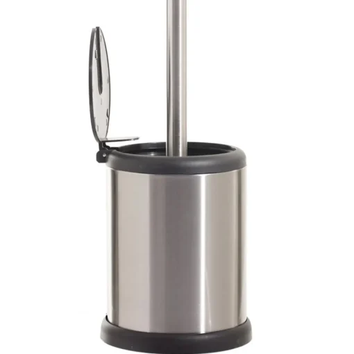 Escova wc prateada em inox