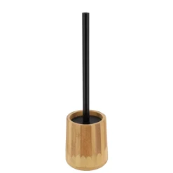 Escova WC Redonda Em Bambu