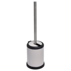 Escova wc taupe mate com tampa rebatível