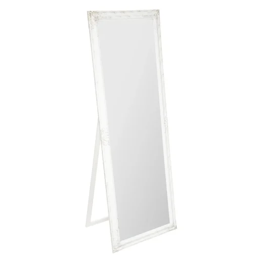 Espelho de chão branco trabalhado 172cm