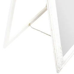 Espelho de chão branco trabalhado 172cm