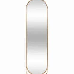 Espelho de chão EDI dourado 160cm