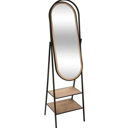 Espelho de chão MAEL preto 160cm
