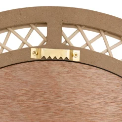 Espelho de parede ANAHI em rattan 87x47cm