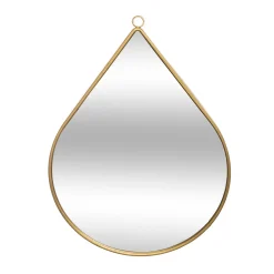 Espelho de parede em metal GOTA