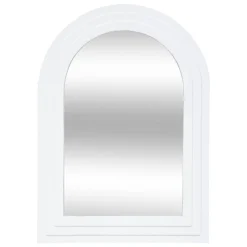 Espelho de parede EMILY branco em mdf 55cm
