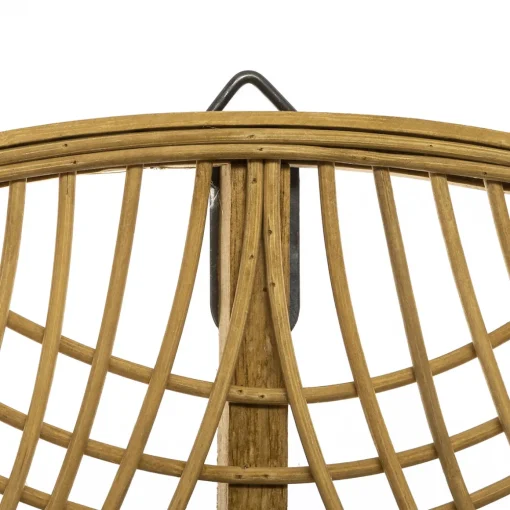 Espelho de parede INA bege bambu 90cm