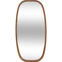 Espelho de parede JASNA castanho 80cm