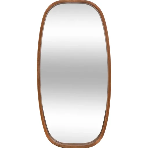 Espelho de parede JASNA castanho 80cm