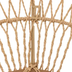 Espelho de parede MILLIE bege em corda 75cm