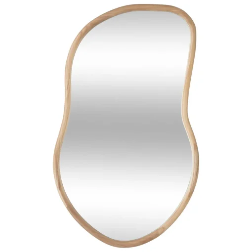 Espelho de parede ORGA bege em mdf 75cm