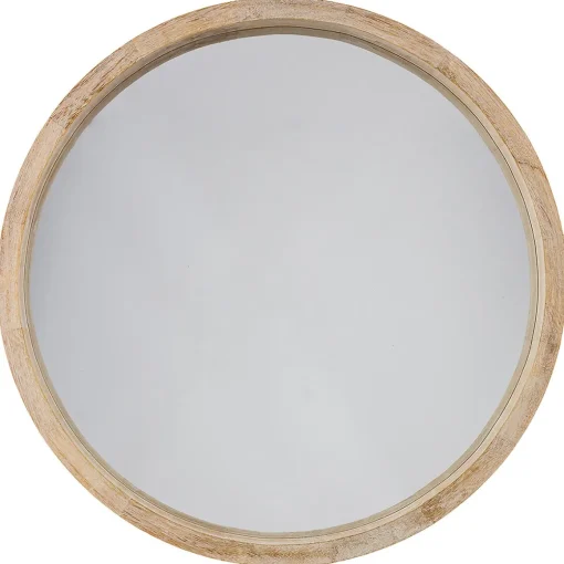Espelho de parede SCANDINAVE em madeira 50cm
