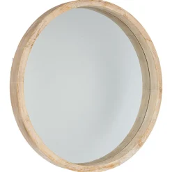 Espelho de parede SCANDINAVE em madeira 50cm