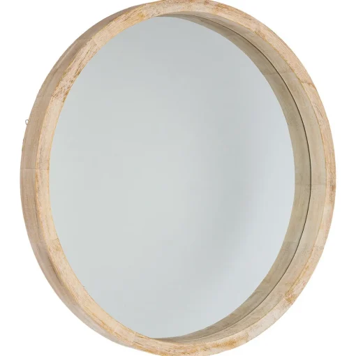 Espelho de parede SCANDINAVE em madeira 50cm
