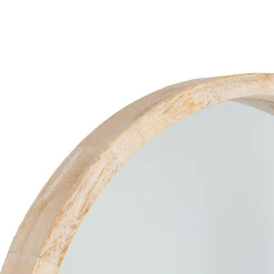Espelho de parede SCANDINAVE em madeira 50cm
