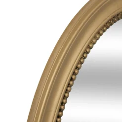 Espelho de parede VICTORIA dourado em mdf 53cm