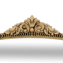 Espelho de parede VICTORIA dourado em mdf 56x71cm