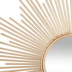 Espelho decorativo sol dourado 99cm