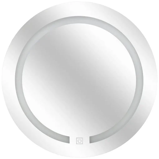 Espelho led prateado