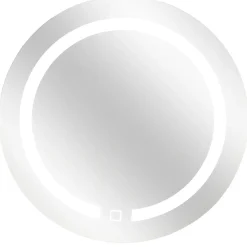 Espelho led prateado