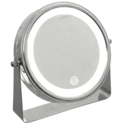 Espelho wc led giratório 19cm