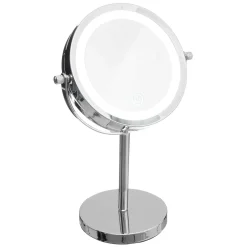 Espelho wc metal prateado