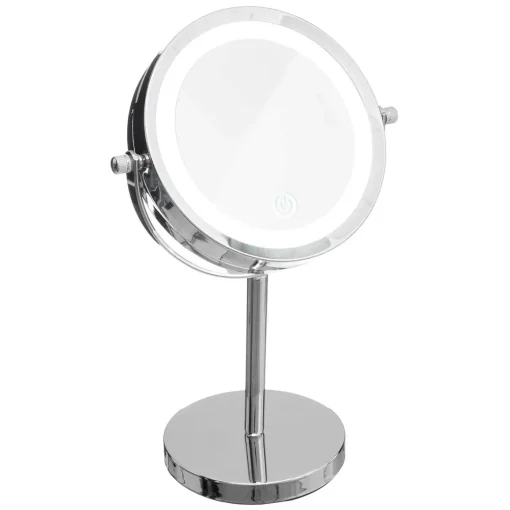 Espelho wc metal prateado