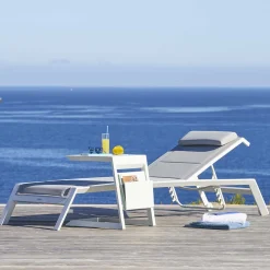 Espreguiçadeira ALLURE branco e glacier