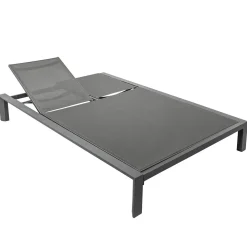 Espreguiçadeira dupla ÉVASION graphite e antracite