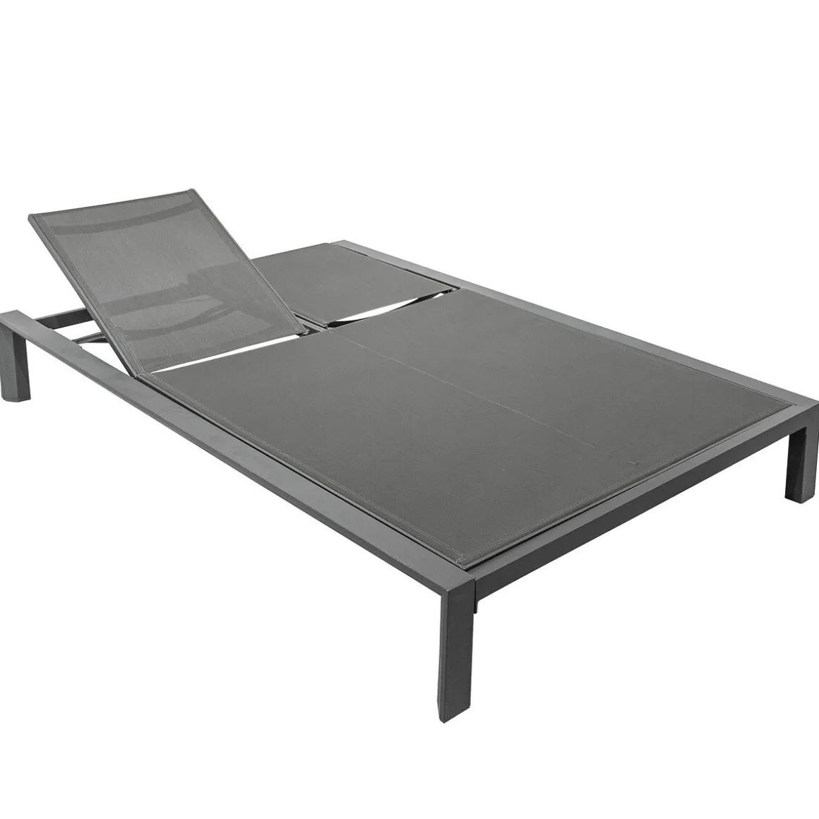 Espreguiçadeira dupla ÉVASION graphite e antracite
