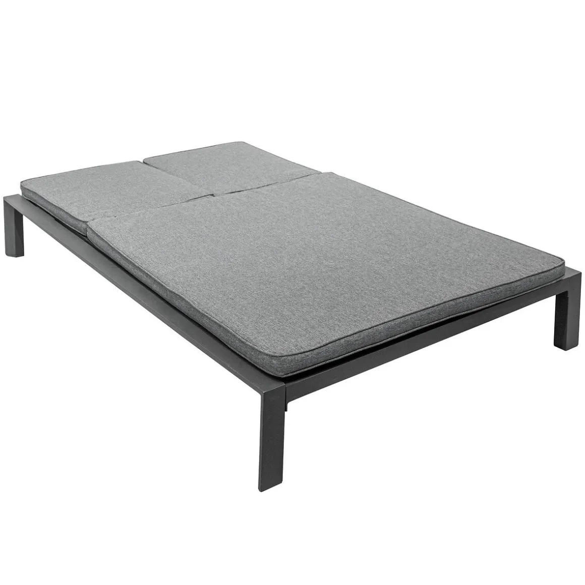 Espreguiçadeira dupla ÉVASION graphite e antracite