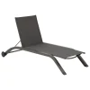 Espreguiçadeira JIMANI cinza antracite e graphite