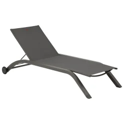 Espreguiçadeira JIMANI cinza antracite e graphite