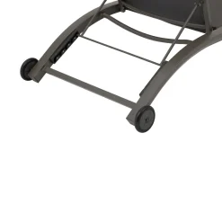 Espreguiçadeira JIMANI cinza antracite e graphite