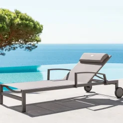 Espreguiçadeira OCALA noisette e tonka