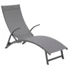 Espreguiçadeira SAMBA cinza antracite e graphite