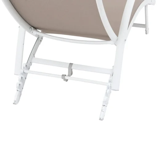Espreguiçadeira SAMBA noisette e branco