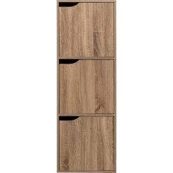 Estante castanha MIX modul com 3 portas