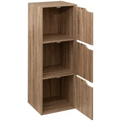 Estante castanha MIX modul com 3 portas