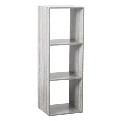 Estante cinza para 3 caixas MIXMODUL