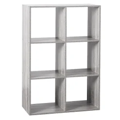 Estante cinza para 6 caixas MIXMODUL