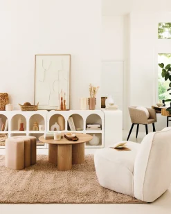 Estante com 6 nichos SOLEYA branca 110cm