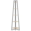 Estante de canto em mdf e metal ALIAJ