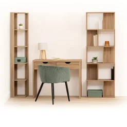 Estante dupla novia natural 179cm