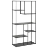 Estante GOTA preta em metal 180cm